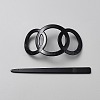 Cellulose Acetate(Resin) Hair Forks OHAR-WH0011-51A-1