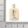 Printing 304 Stainless Steel Pendants STAS-K304-13F-G-3