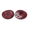 Spray Painted Natural Akoya Shell Pendants SHEL-F007-15B-13-3