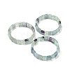 Natural Fluorite Gemstone Stretch Bracelets BJEW-F406-B06-2