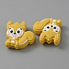Squirrel Food Grade Eco-Friendly Silicone Beads LS-SIL-WH0012-030H-2