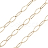 304 Stainless Steel Horse Eye Link Chains CHS-C006-17G-1