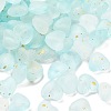 Frosted Transparent Acrylic Beads OACR-F013-03-1