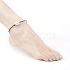 Adjustable Cowrie Shell Anklets AJEW-AN00242-5