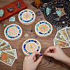 4Pcs 4 Styles Round Pine Bracelet Design Boards AJEW-BC0008-34-3