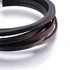 Leather Cord Multi-strand Bracelets BJEW-G603-39P-2