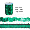 Plastic Paillette Elastic Beads PVC-OC0001-01G-2