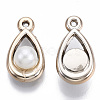 ABS Plastic Imitation Pearl Pendants OACR-R248-005LG-2