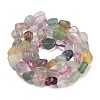 Natural Colorful Fluorite Beads Strands G-P497-01E-10-3