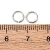 Tarnish Resistant 304 Stainless Steel Open Jump Rings STAS-N015-10-6x0.8mm-3