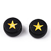 Opaque Acrylic Beads X-PACR-N006-006A-02A-5