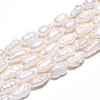 Natural Cultured Freshwater Pearl Beads Strands PEAR-N014-04H-2