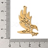 304 Stainless Steel Pendants STAS-U010-18G-3