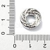 Rack Plating Brass Micro Pave Clear Cubic Zirconia Beads KK-U014-03P-3