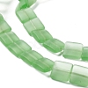 Transparent Frosted Glass Beads Strands FGLA-S001-01D-3