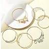 40Pcs 2 Colors Adjustable Iron Expandable Bangle Making BJEW-SP0001-01-4