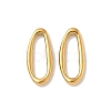 304 Stainless Steel Oval Linking Rings STAS-L300-010A-G-1