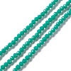 Faceted(32 Facets) Glass Beads Strands EGLA-J042-36A-M-4