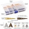 690Pcs 12 Style Iron Bead Cap & Cone Sets IFIN-FS0001-23-5