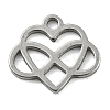 Non-Tarnish Laser Cut 304 Stainless Steel Charms STAS-G323-03P-1