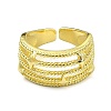 Star Brass Open Cuff Rings RJEW-B051-20G-2