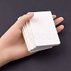 Rectangle Paper One Pair Earring Display Cards with Hanging Hole CDIS-YW0001-04-6