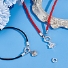 3Pcs 3 Styles 925 Sterling Silver Spring Gate Rings FIND-PH0023-41-5