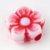 Craft Style Acrylic Corrugated Beads SACR-S840-M-2