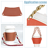 5Pcs 5 Colors PU Leather Heat Resistant Reusable Cup Sleeve AJEW-WR0001-58B-5
