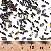 Metallic Colours Glass Bugle Beads SEED-N005-001-D03-4