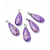 Natural Regalite/Imperial Jasper/Sea Sediment Jasper Pendants G-L515-02C-1