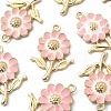 8Pcs Alloy Enamel Pendants ENAM-YW0002-31F-2