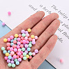 Opaque Acrylic Beads PAB702Y-B01-5