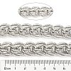 Alloy Oval Link Chains LCHA-K001-01P-3