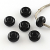 Imitation Cat Eye Resin European Beads RPDL-S001-01-1