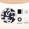 2000Pcs 2 Colors PE DIY Melty Beads Fuse Beads Refills DIY-SP0002-09-2