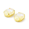 Mocha(MK) Oval Sew on Rhinestone RGLA-F080-01B-08-3