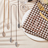 8Pcs 4 Style Alloy Napkin Clip AJEW-OC0004-44-4