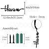 Iron Pendant Decorations HJEW-WH0013-045-2