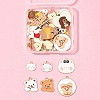 28Pcs 11 Styles Alloy Enamel Pendants ENAM-FS0003-17-7