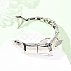 304 Stainless Steel Link Chain Bracelets for Women Men BJEW-P386-08P-2