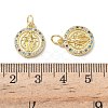 Holy Virgin Theme Brass Cubic Zirconia Pendants KK-L253-32G-06-3
