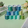 12 Rolls 12 Colors Metallic Sewing Thread OCOR-CY0002-02D-7
