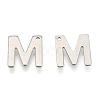Tarnish Resistant 304 Stainless Steel Letter Charms X-STAS-O072-M-1