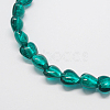 Handmade Silver Foil Glass Beads X-FOIL-R050-15x10mm-11-2