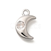 Brass Micro Pave Cubic Zirconia Charms LS-KK-C085-22P-1