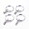 Platinum Alloy Split Key Rings X-E426-1