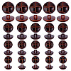 60Pcs 4 Style Plastic Shank Buttons BUTT-HY0001-19B-1