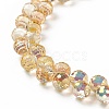 Transparent Glass Beads Strands GLAA-G096-01F-3