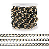 2m Aluminium Two Tone Rhombus Link Chains CHA-TA0001-41BG-1